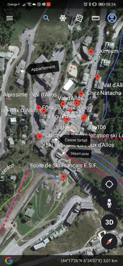 La Foux D'Allos - Studio 4 Couchages, Tres Proche Centre Station Dış mekan fotoğraf